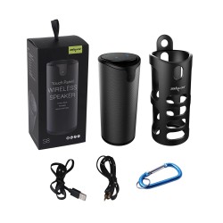 Zealot Portable Wireless Speaker S8 with Silicon Sling Cover 5V Black Zealot Portable Wireless Speaker S8 with Silicon Sling Cover 5V Black
